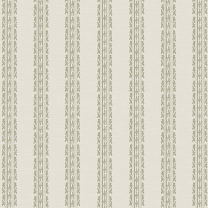 Victoria Stripe Antique Sage Wallpaper