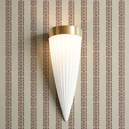 Victoria Stripe Antique Clay Tan Wallpaper