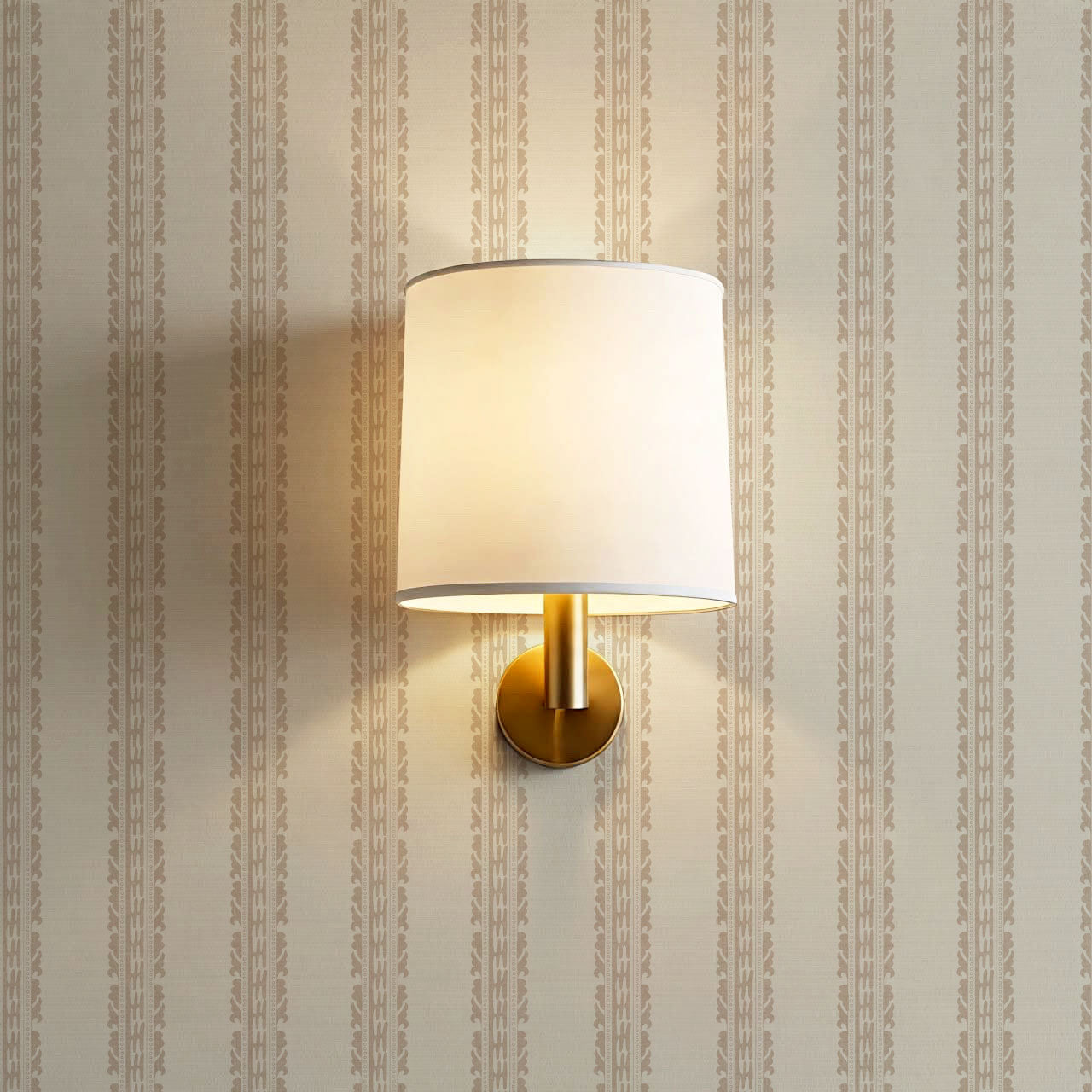 Victoria Stripe Antique Neutral Wallpaper