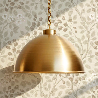 Vivian Blackberry Alpine White Wallpaper