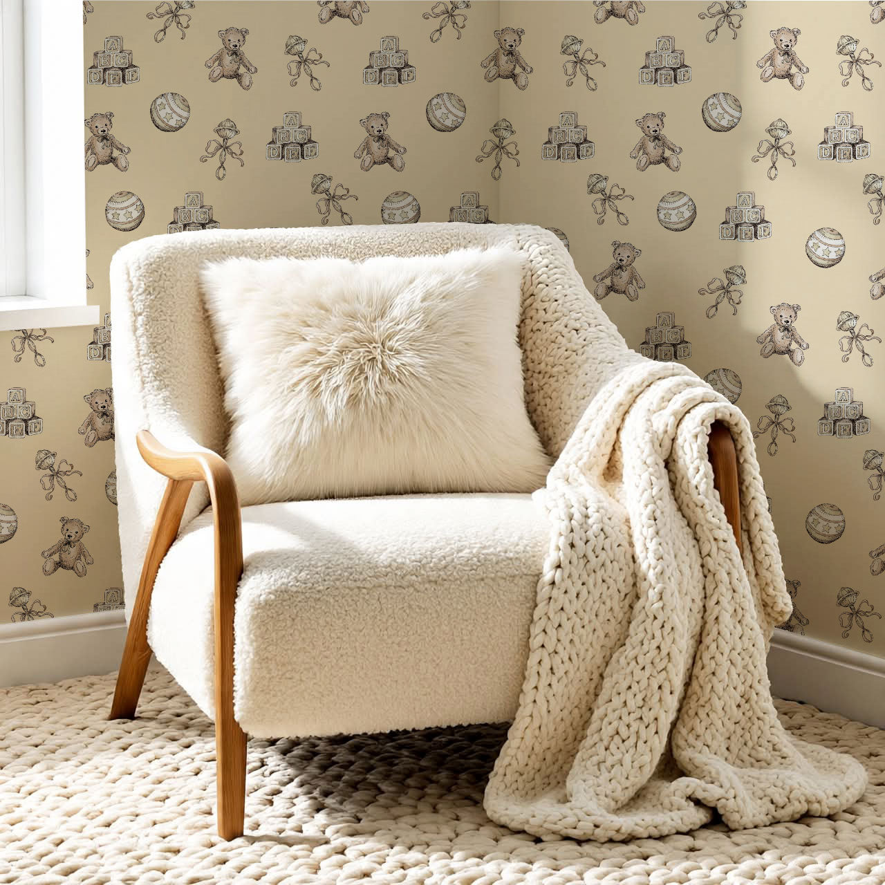 Willow Vintage Toys Antique Butter Wallpaper