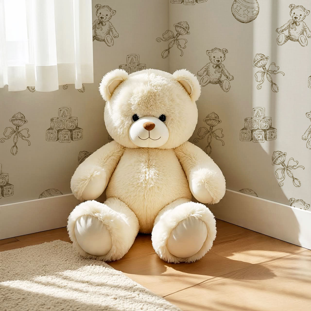 Willow Vintage Toys Antique Brown Wallpaper