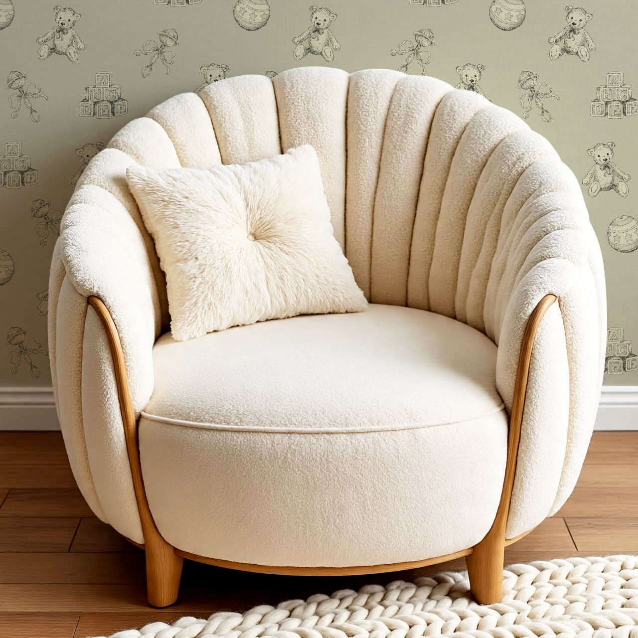 Willow Vintage Toys Antique Olive Wallpaper