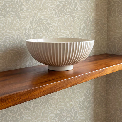 Morgan Acanthus Beige Wallpaper