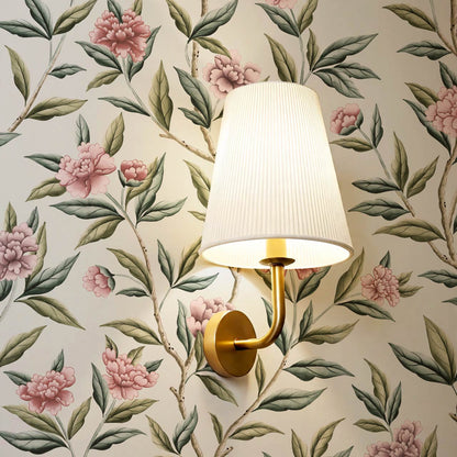 Yvette Peony Whisper Chinoiserie Ivory Mauve Wallpaper