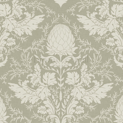 Zanda Artichoke Large Damask Sage Wallpaper