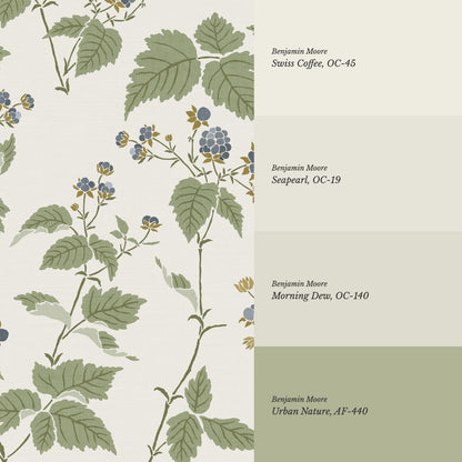 Zelda Blackberries Cream Wallpaper