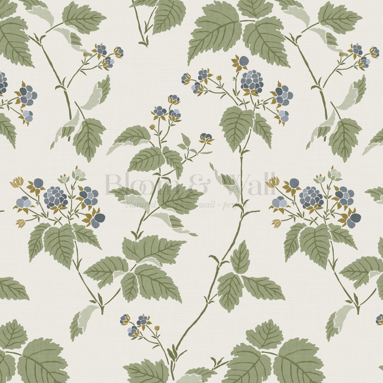 Zelda Blackberries Cream Wallpaper