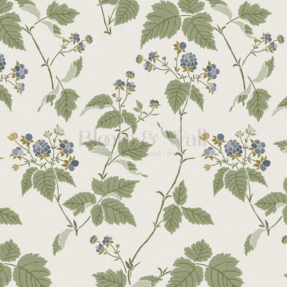 Zelda Blackberries Cream Wallpaper