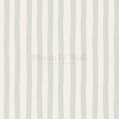 Zelda Brush Stroke Stripes Dove Cream Wallpaper