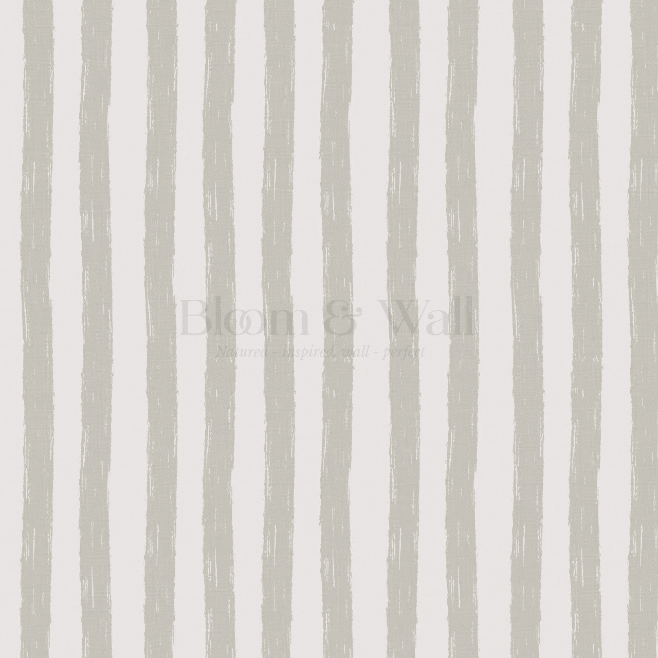 Zelda Brush Stroke Stripes Taupe Wallpaper