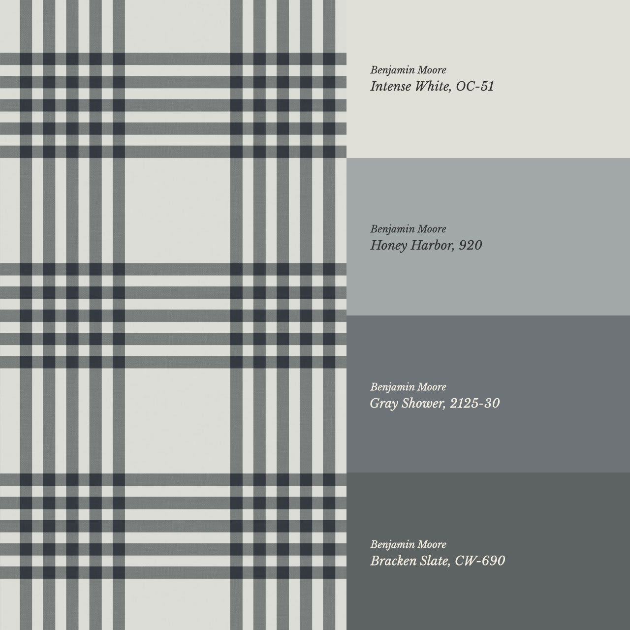 Zoe Tartan Plaid Check Slate Grey Wallpaper
