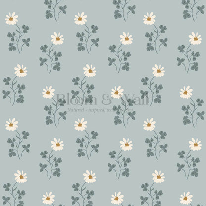 Zulma Daisy Dee Pale Breeze Cream Wallpaper
